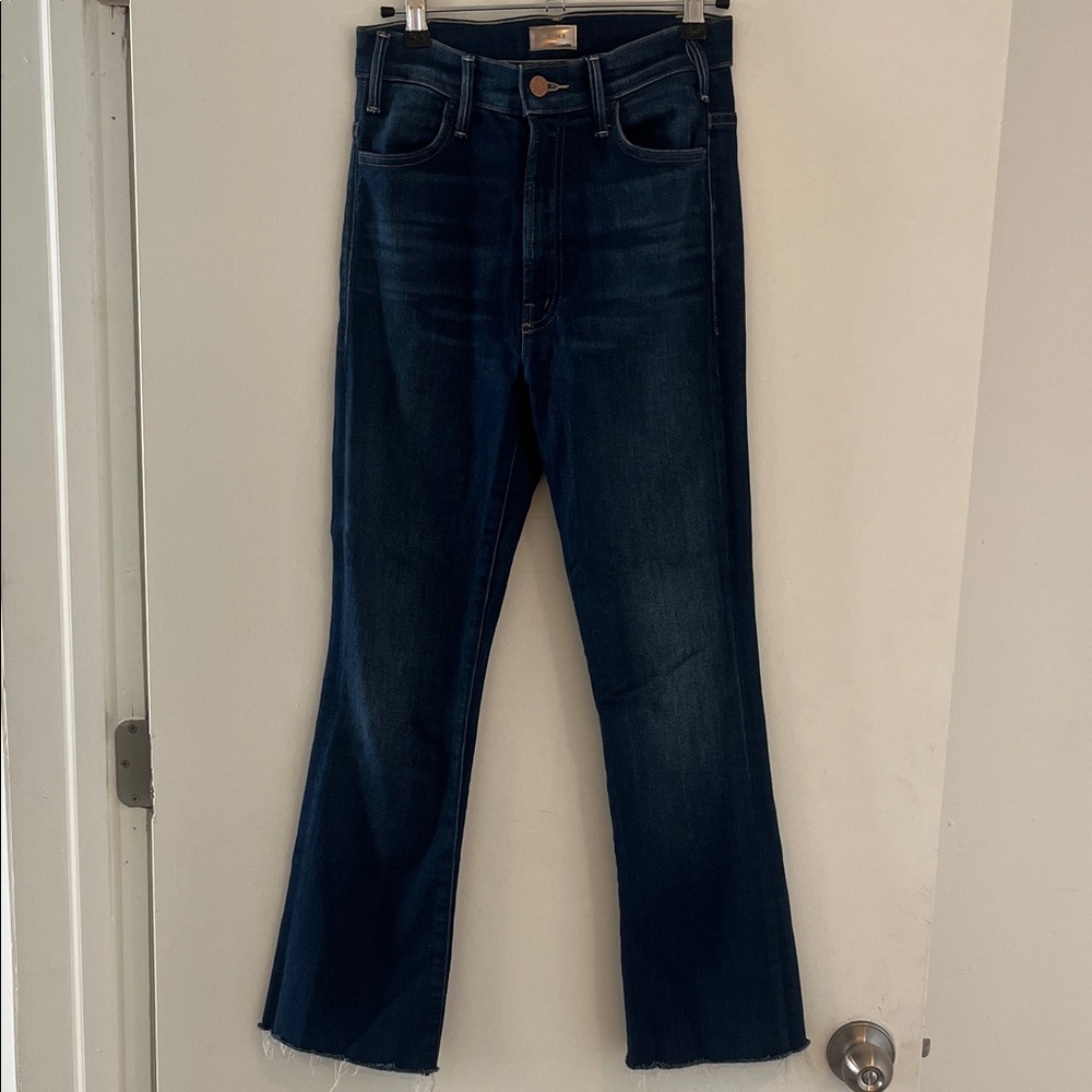 MOTHER the hustle ankle fray jeans